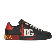 Dolce & Gabbana Portofino Low Black Red Cactus