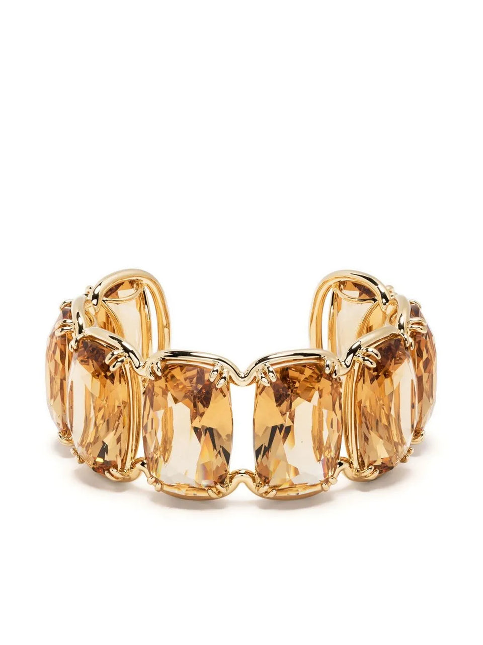 Harmonia floating-crystals cuff bracelet