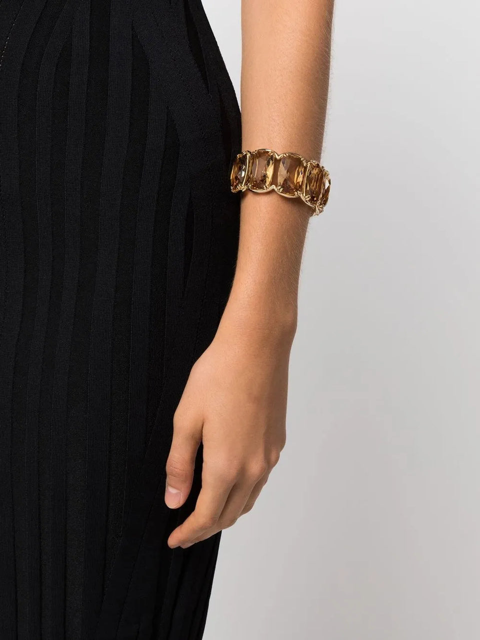 Harmonia floating-crystals cuff bracelet