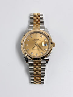 Rolex | Datejust | 126333G | Yellow gold | 41 mm | Yellow gold | Champagne | Automatic