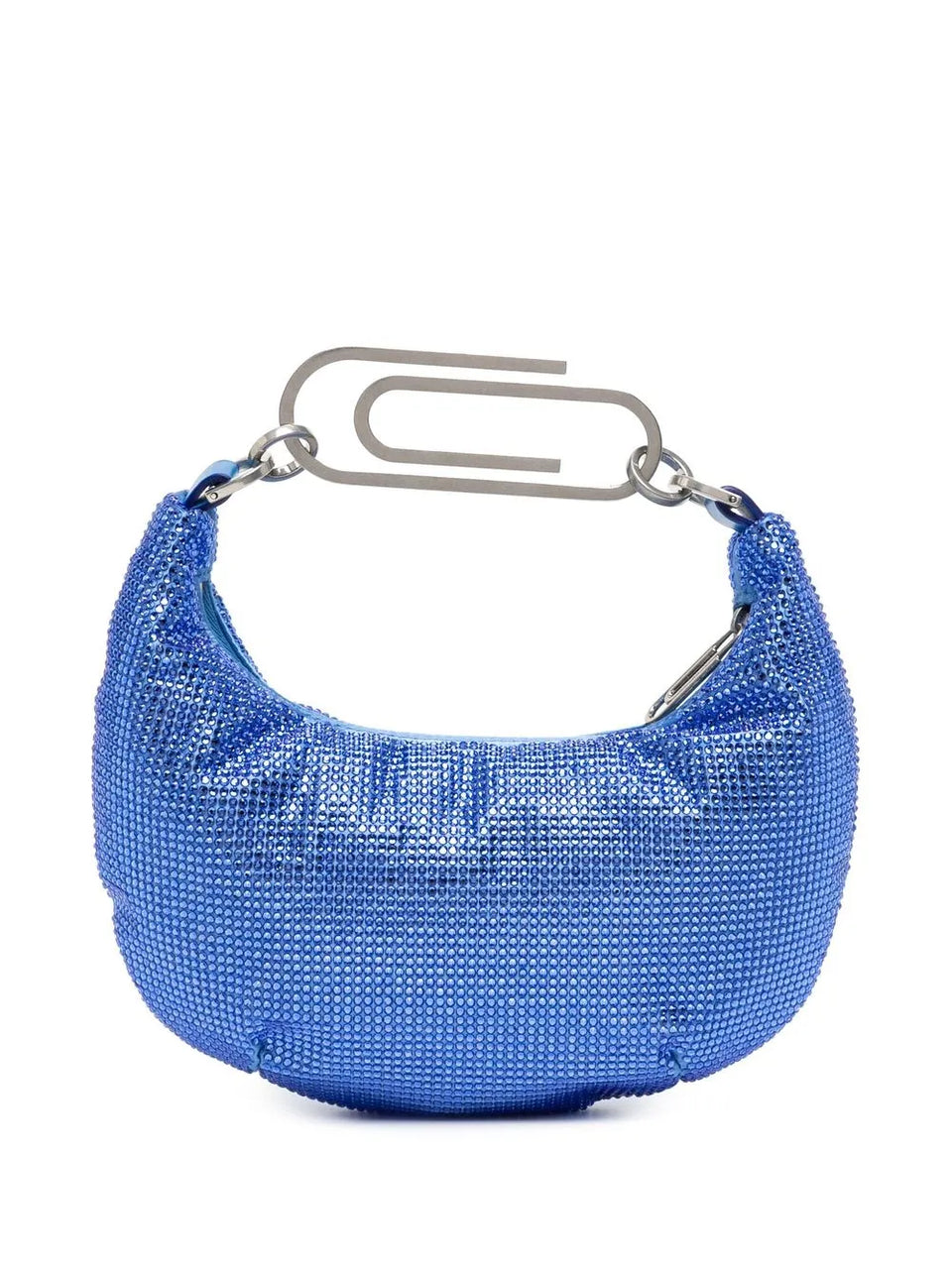 Paperclip studded shoulder bag