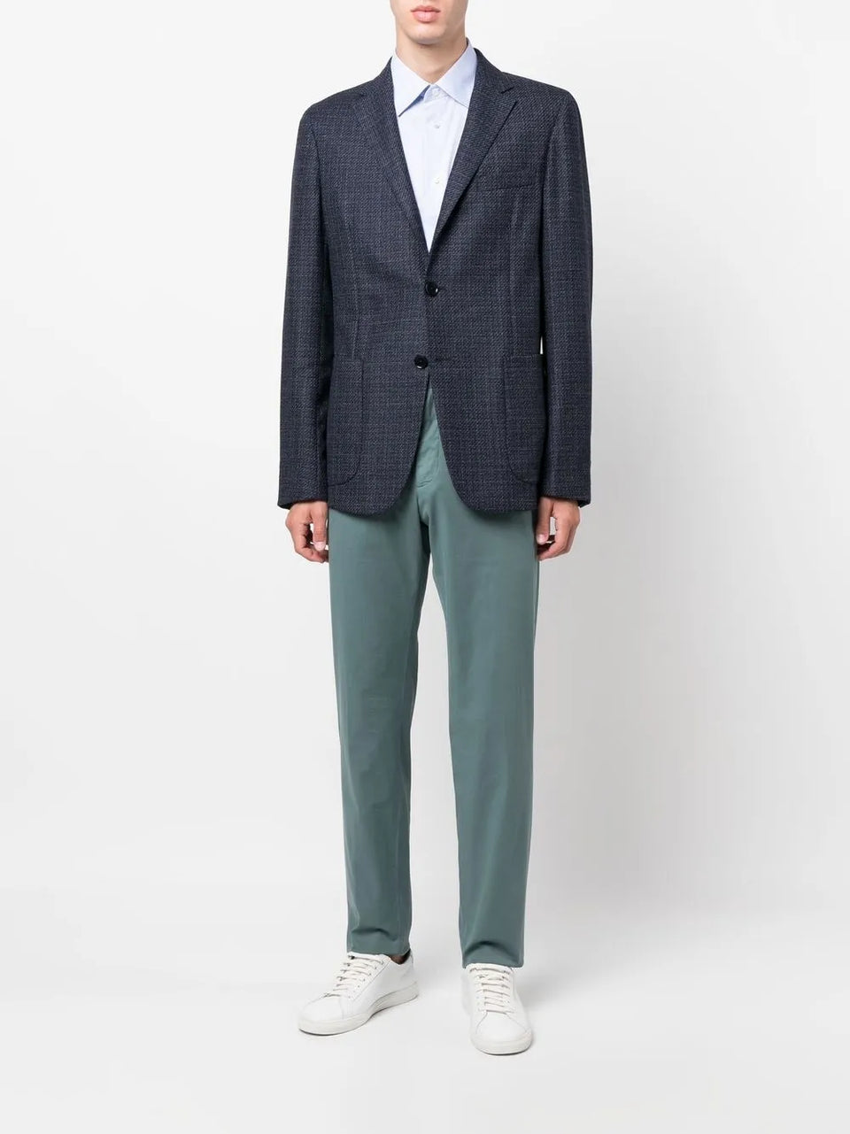 button-up cotton shirt
