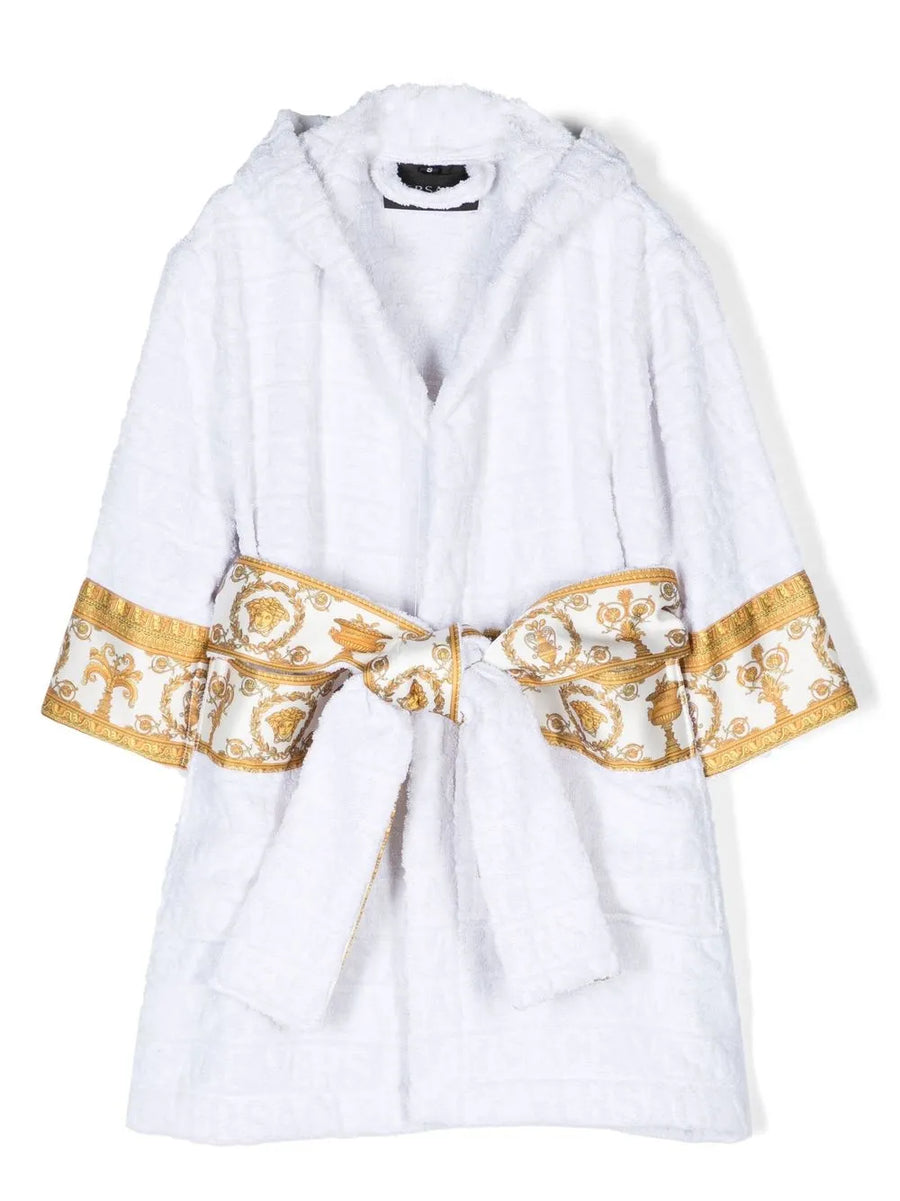 I Love Baroque hooded bathrobe