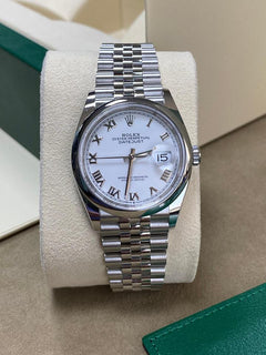 Rolex | Datejust | 126200-0007 | Steel | 36 mm | Steel | White | Automatic