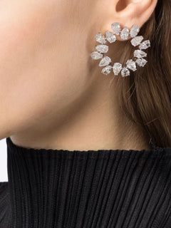 Matrix stud earrings