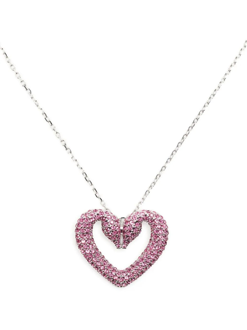 Una heart-charm necklace