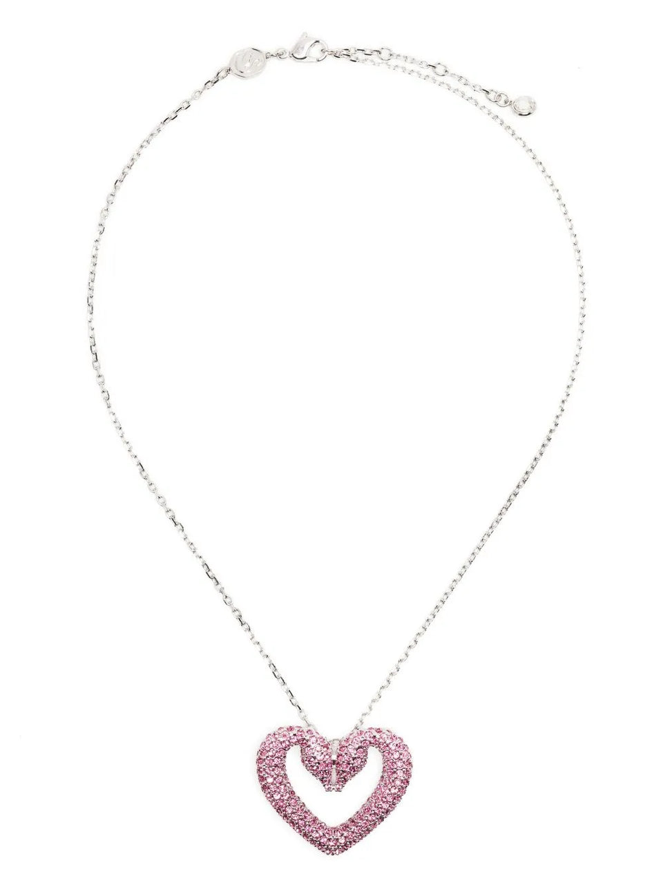 Una heart-charm necklace