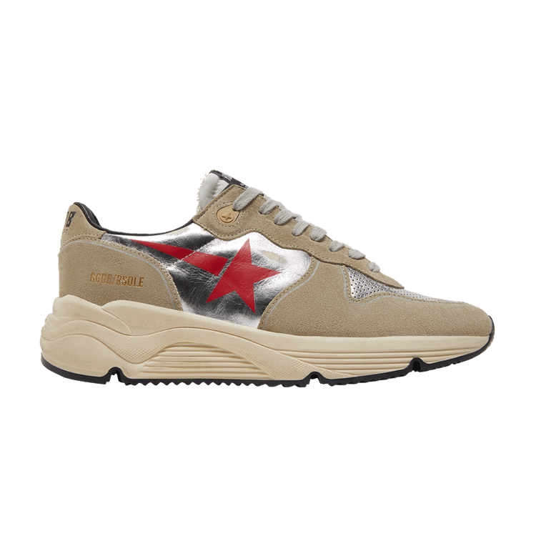Golden Goose Running Sole Silver Ice Grey