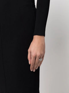 Matrix cocktail ring