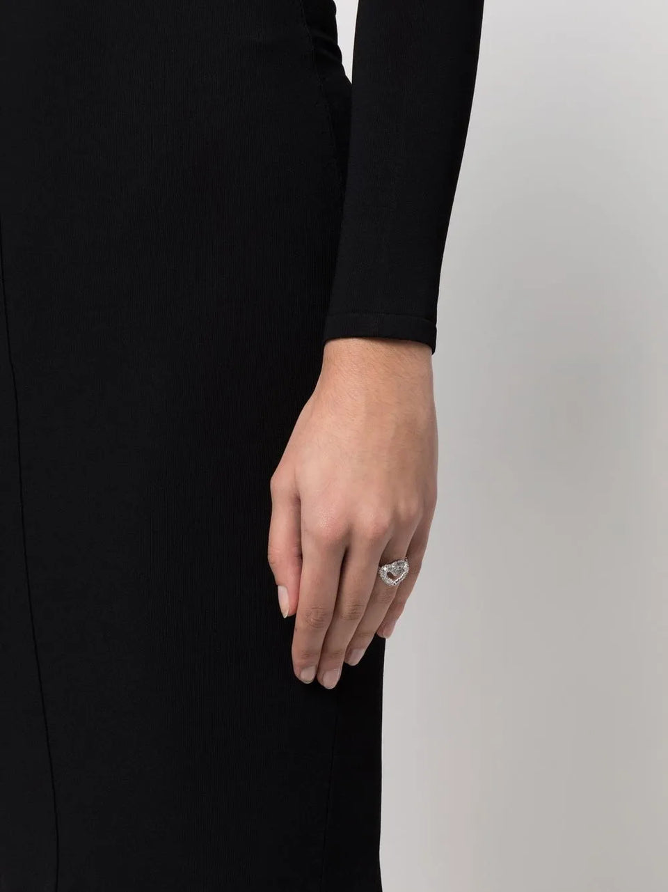 Matrix cocktail ring