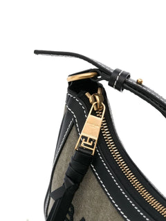 logo-print B-army shoulder bag