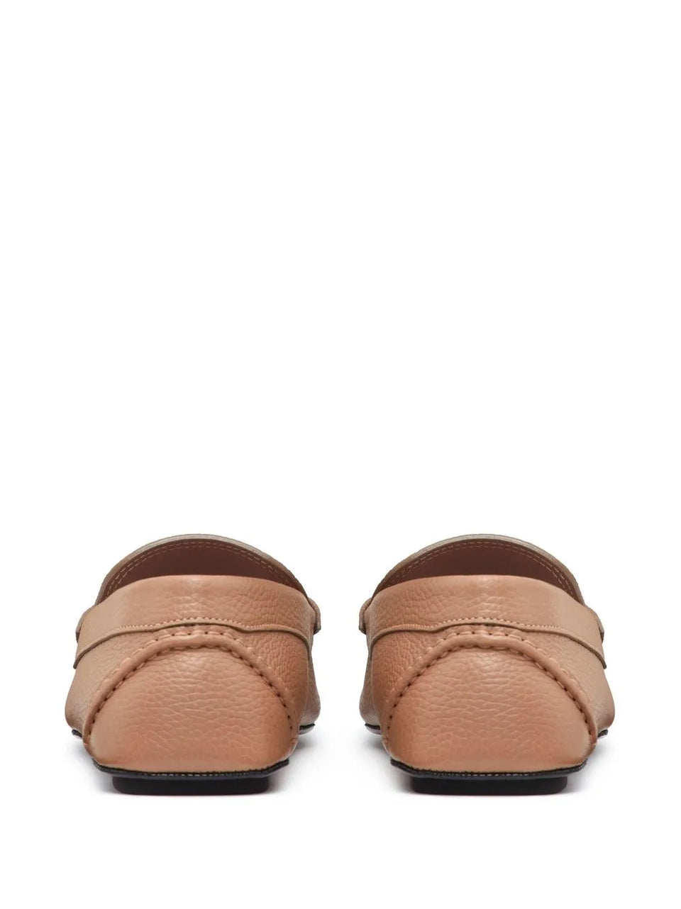 VLogo Signature leather driving shoes