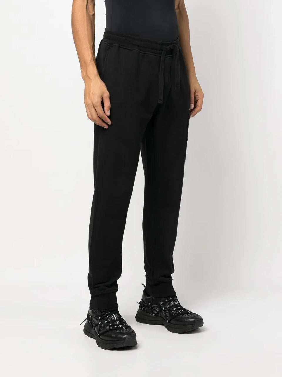 Compass-patch track pants