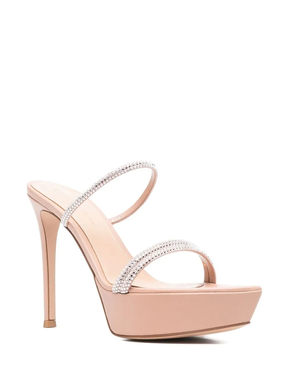Canne platform slip-on sandals