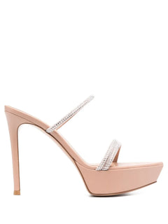 Canne platform slip-on sandals
