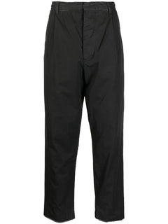 cotton tapered trousers