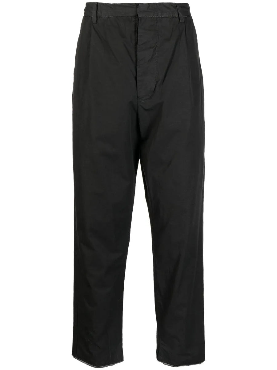 cotton tapered trousers