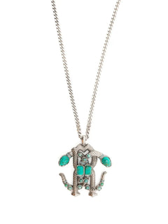 Mirror Snake pendant necklace