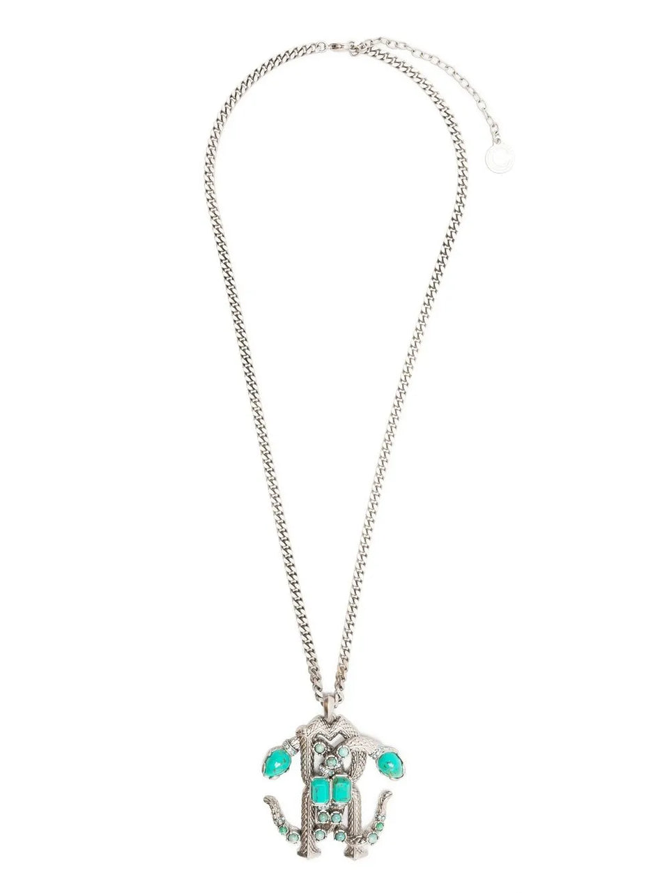 Mirror Snake pendant necklace