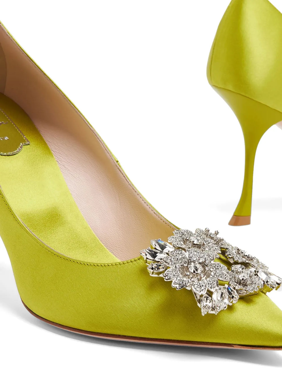 Bouquet Strass 85mm buckle pumps