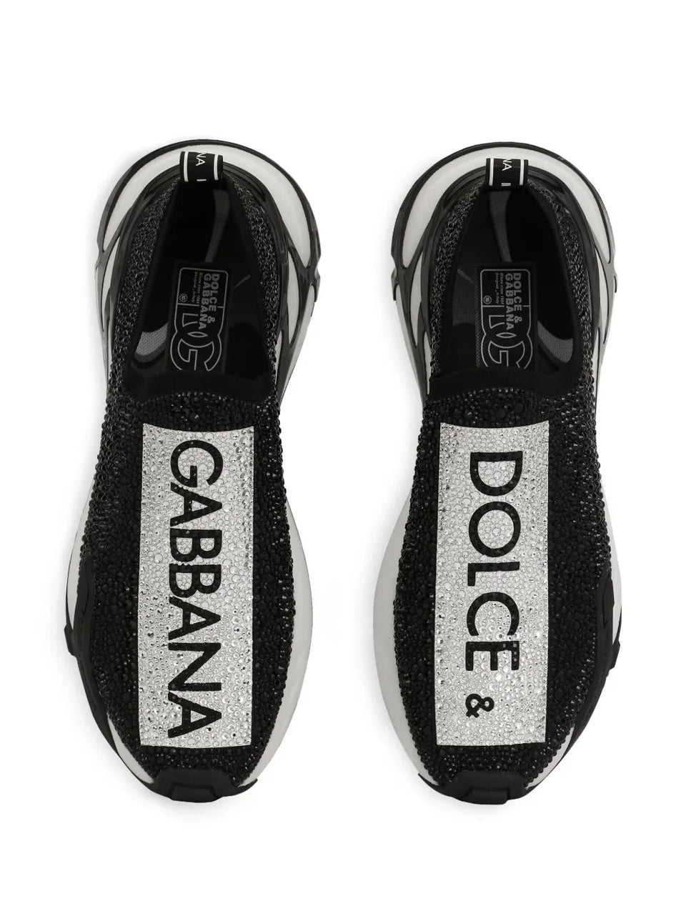 Fast rhinestone-embellished sneakers