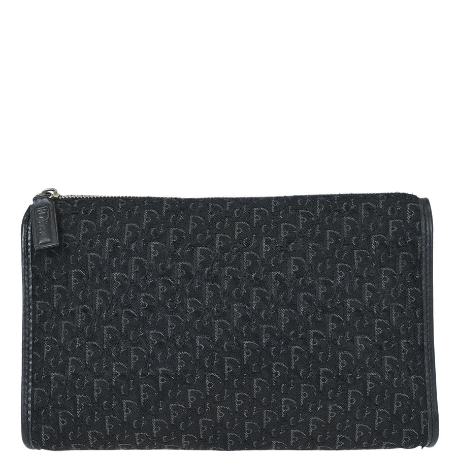 Christian Dior Black Trotter Cosmetic Pouch Bag
