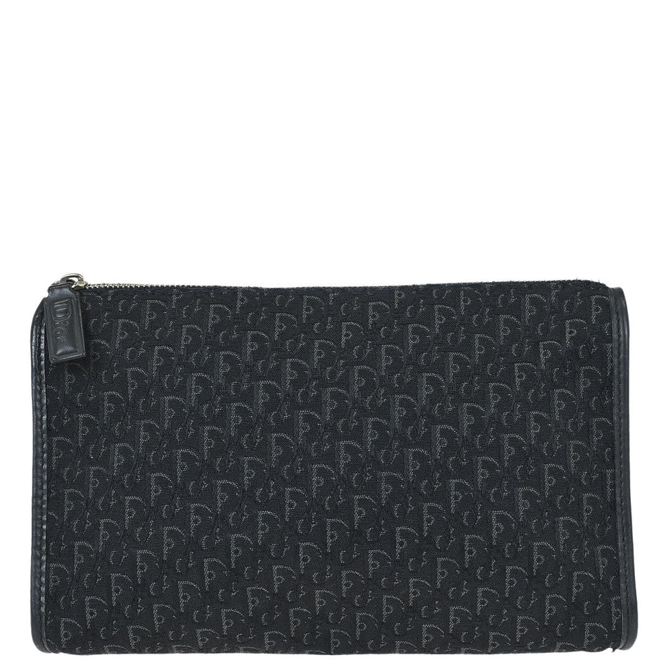 Christian Dior Black Trotter Cosmetic Pouch Bag
