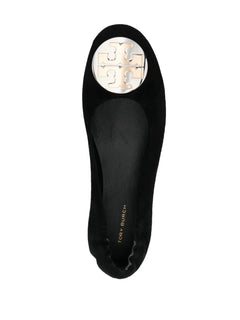 logo-plaque detail ballerina shoes