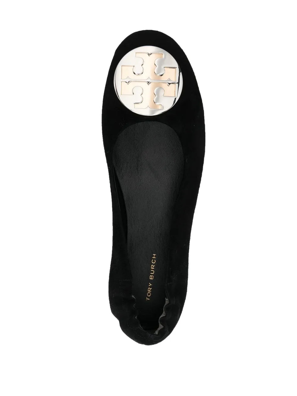 logo-plaque detail ballerina shoes