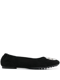 logo-plaque detail ballerina shoes