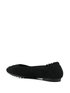 logo-plaque detail ballerina shoes