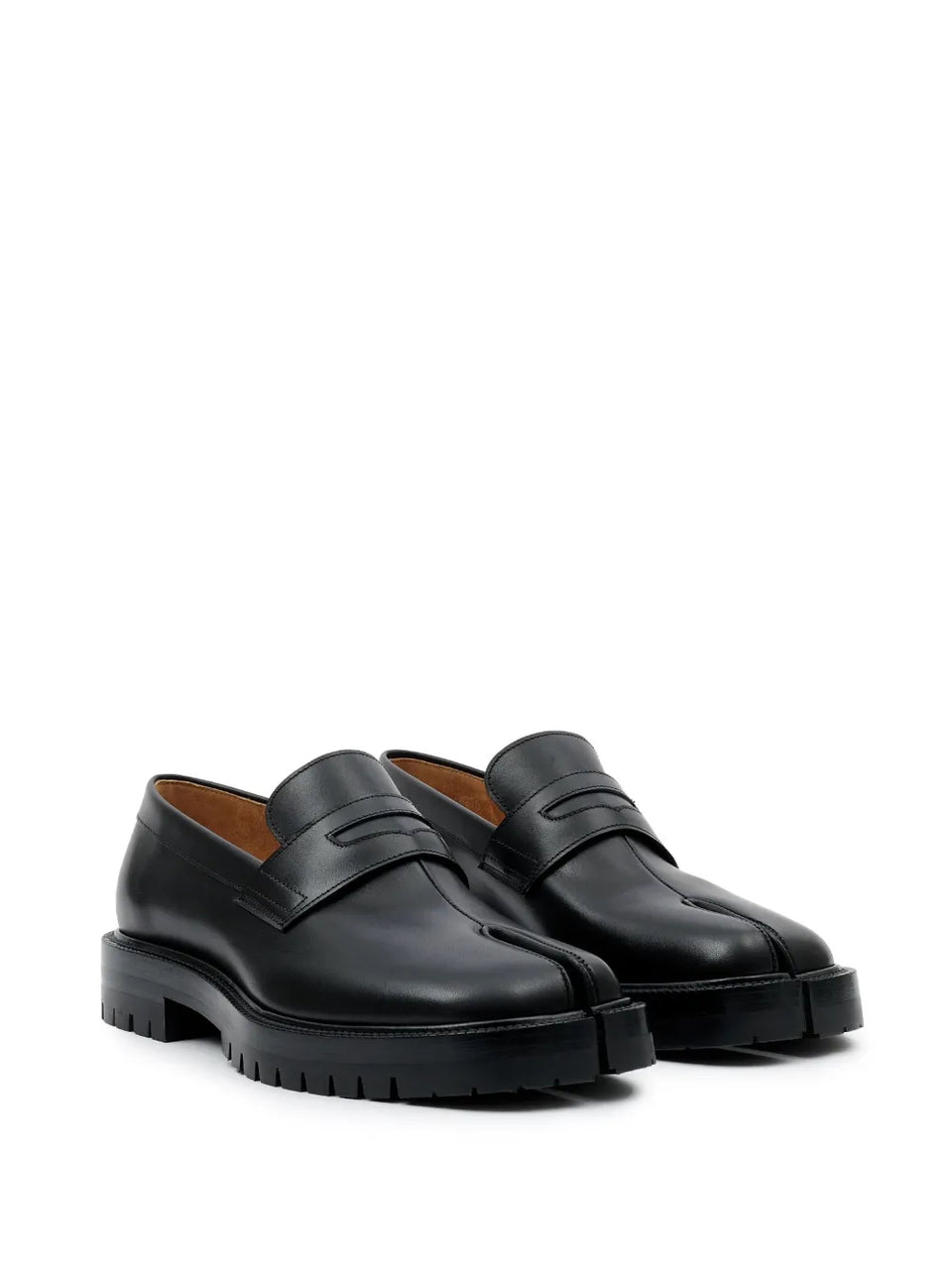 Tabi leather loafers