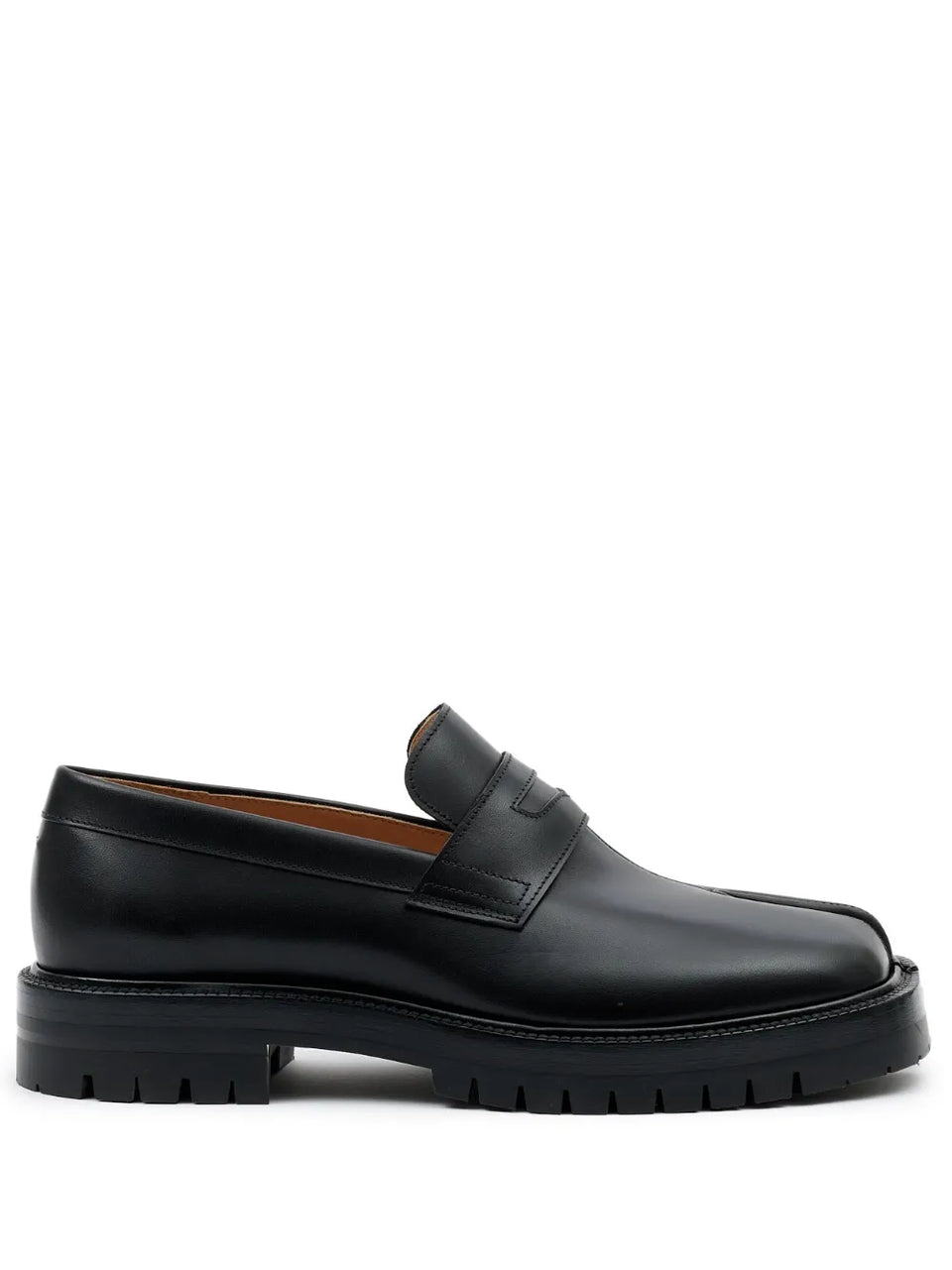 Tabi leather loafers