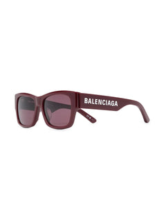 enamelled-logo square-frame sunglasses