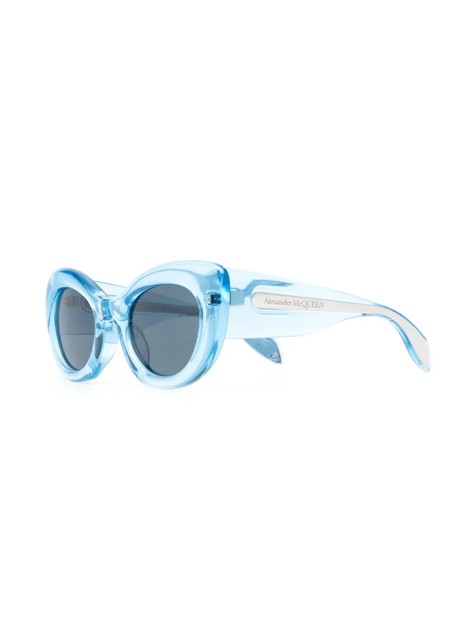 tinted-lenses cat-eye sunglasses