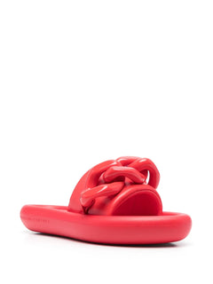 Air chain-embellished slides