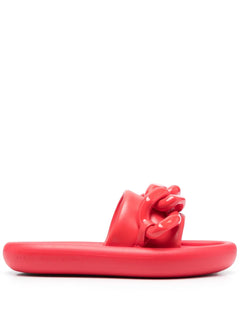 Air chain-embellished slides