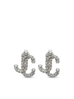 JC crystal-embellished stud earrings