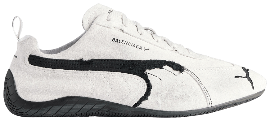 Balenciaga x Speedcat Suede White Black