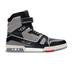Louis Vuitton Trainer Sneaker Boot Black Grey