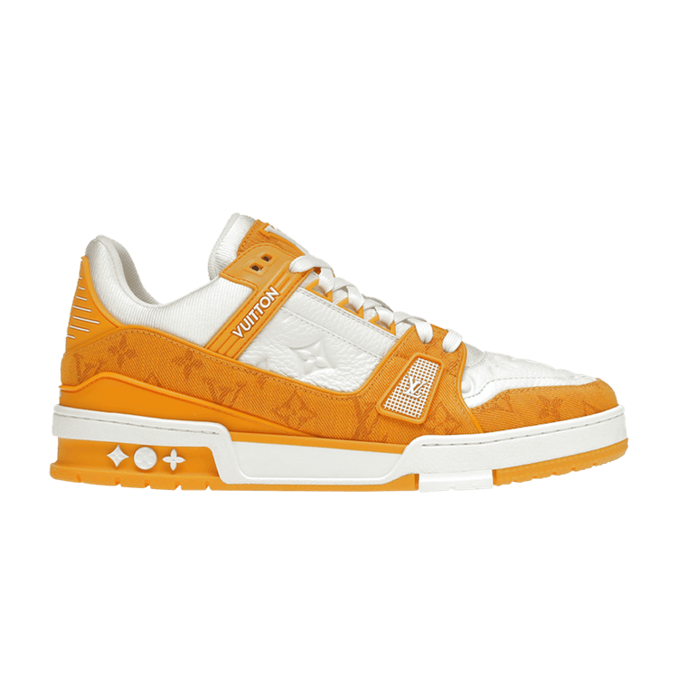 Louis Vuitton Trainer Low Yellow Monogram Denim