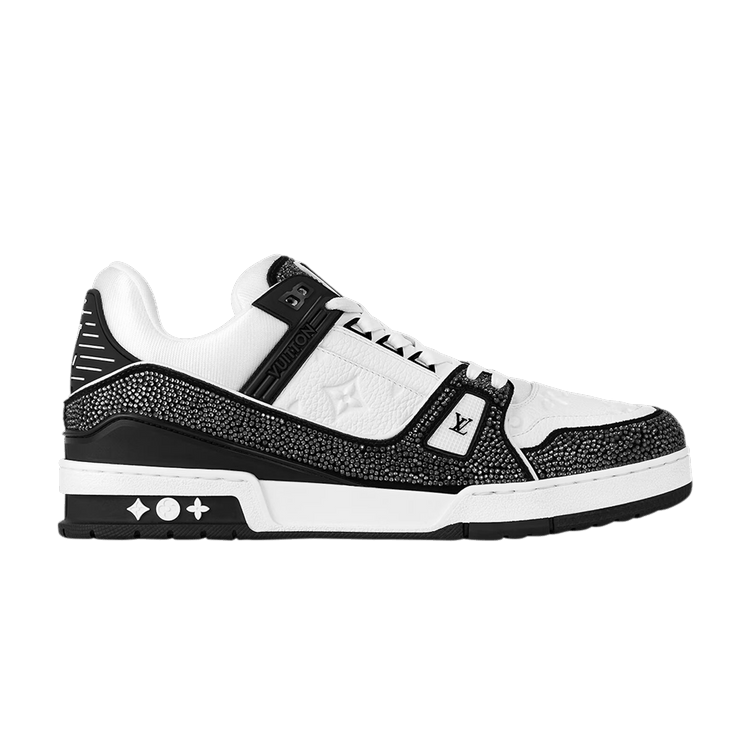 Louis Vuitton Trainer Swarovski - White Black
