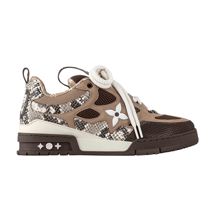 Louis Vuitton Skate Brown Python