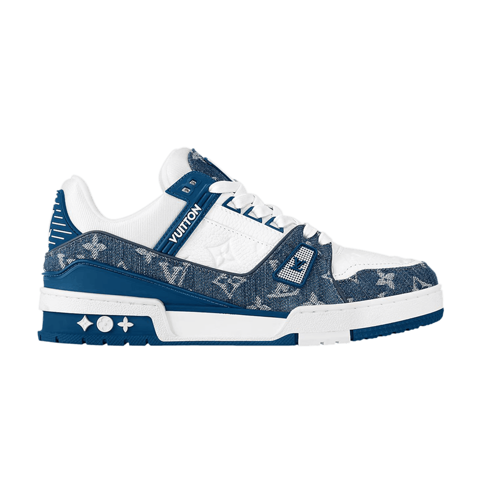 Louis Vuitton Wmns Trainer 'Monogram Denim - Light Blue'