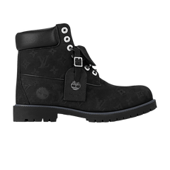 Louis Vuitton x 6 Inch Ankle Boot Embossed Monogram - Black