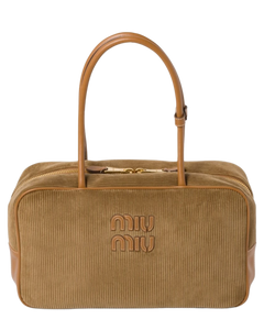 Corduroy Beau Top-Handle Bag