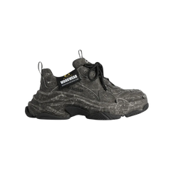 Balenciaga Triple S Canvas Sneaker In Black