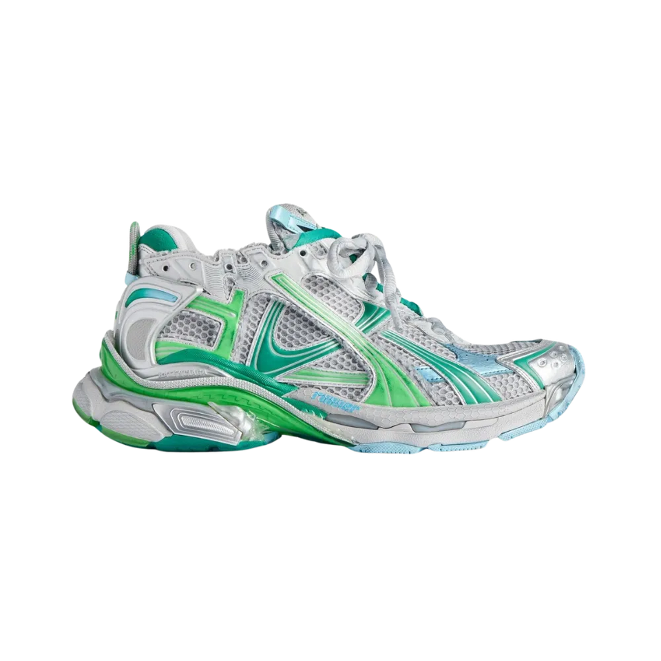 Balenciaga Runner Sneaker In Green