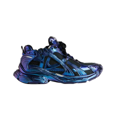 Balenciaga Runner Iridescent Sneaker in Blue