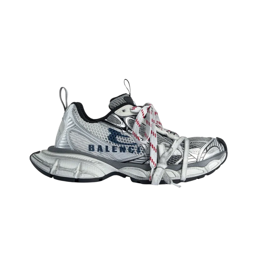 Balenciaga 3XL Split Logo Sneaker In White